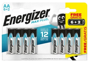 BATERIJAS MAXPLUS AA B6+2 1.5V ALK