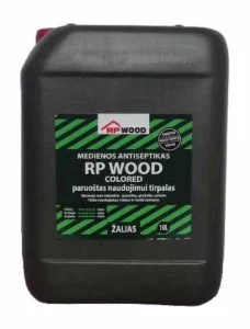 ANTISEPTIĶIS RP WOOD ZAĻŠ 10L
