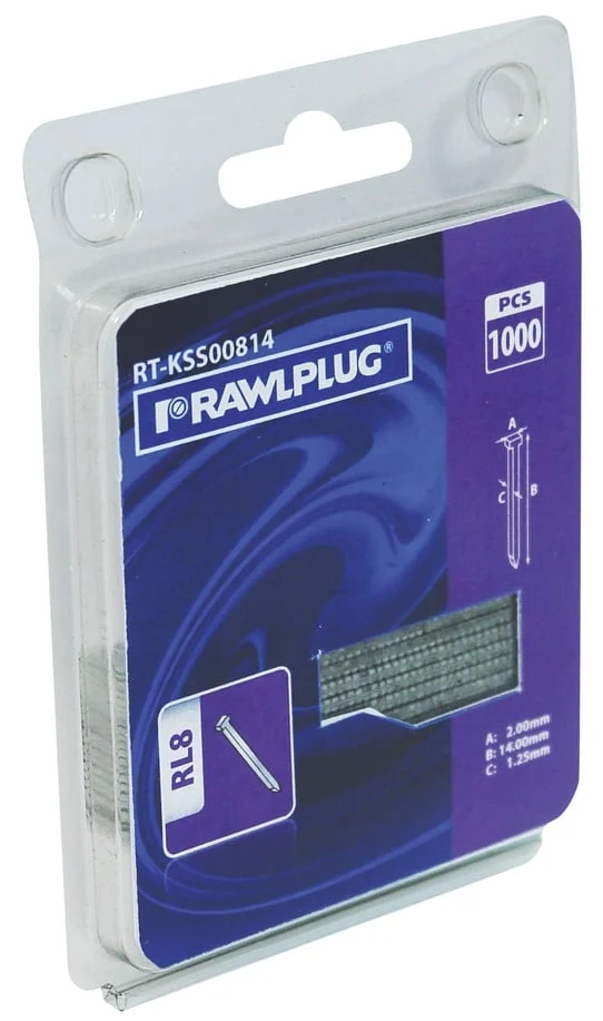 ГВОЗДИ С ШИРОКИМ ГОЛОВКОЙ 14X1,25 RAWL 1000 ШТ