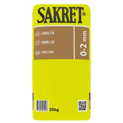 SMILTS FRAKCIJA 0-2MM 25KG