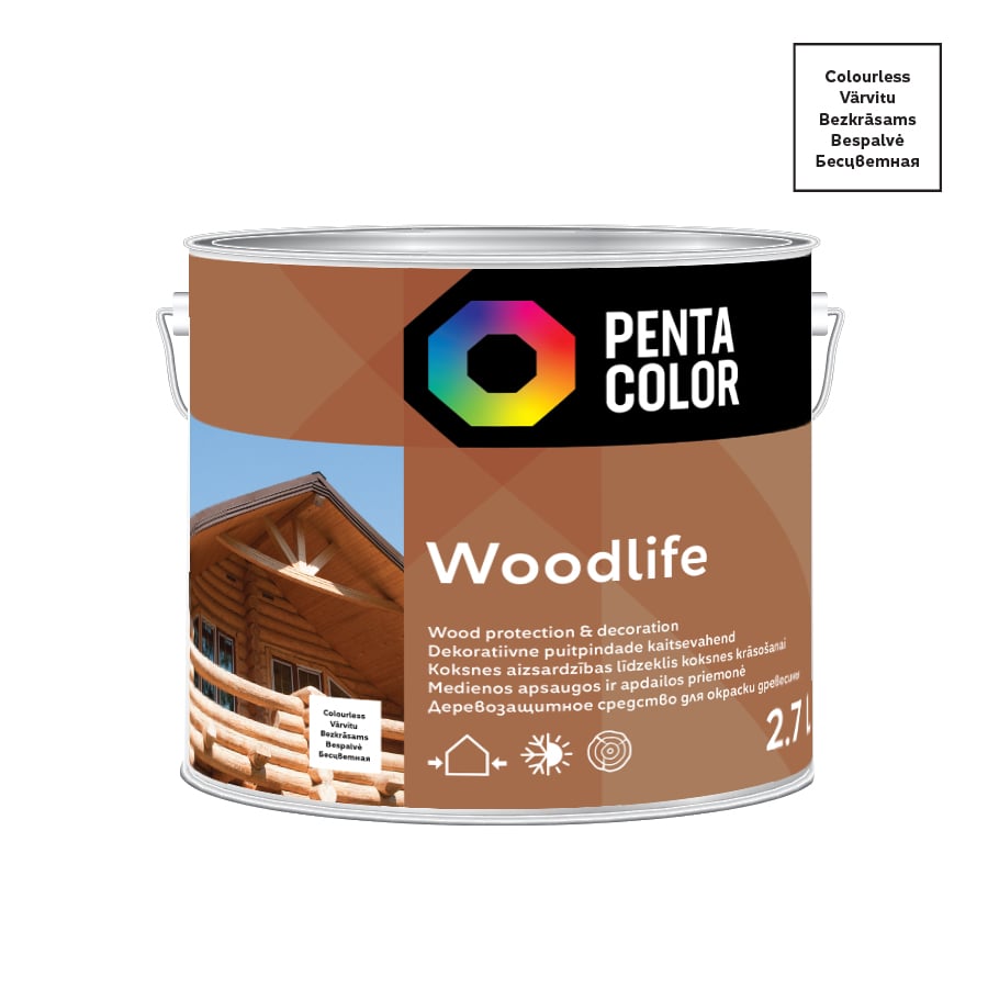 KOKSNES IMPREGN WOODLIFE 2,7L BEZKRĀS