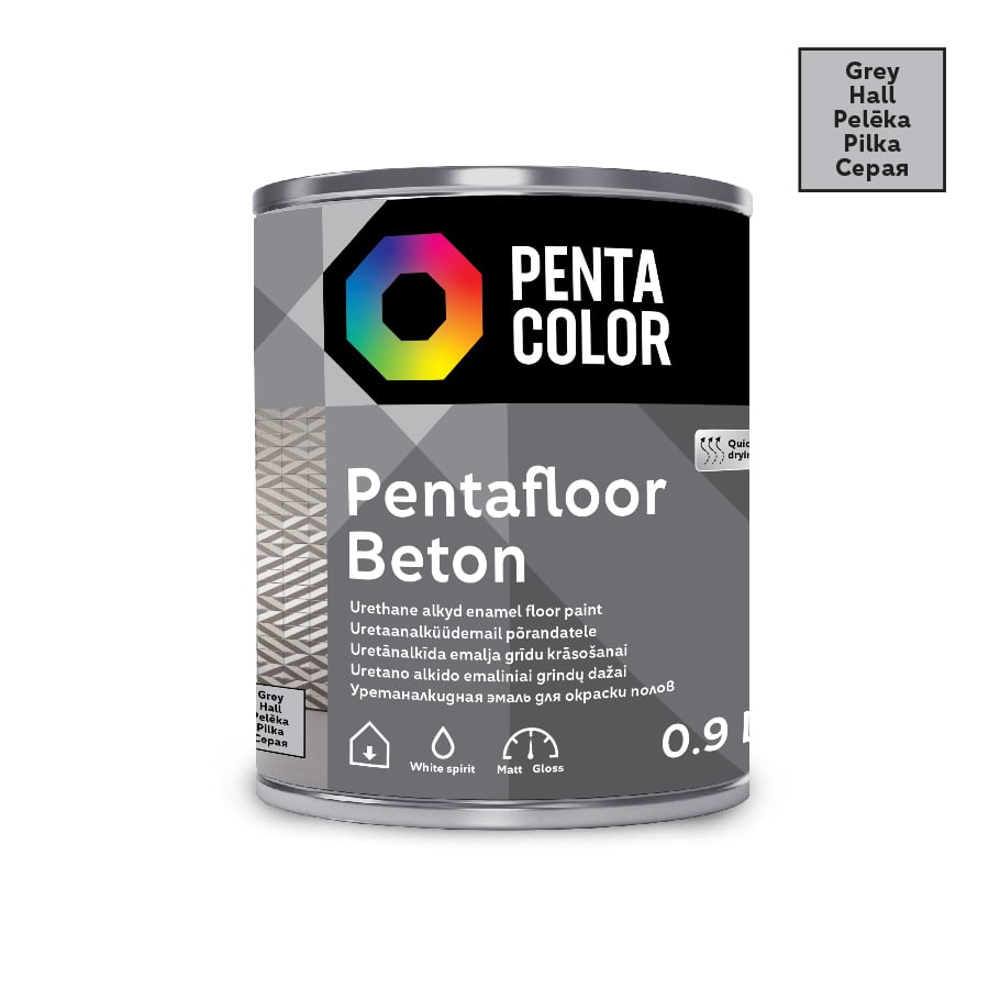 KRĀSA GRĪDAS PENTAFLOOR PELĒKA 0.9L