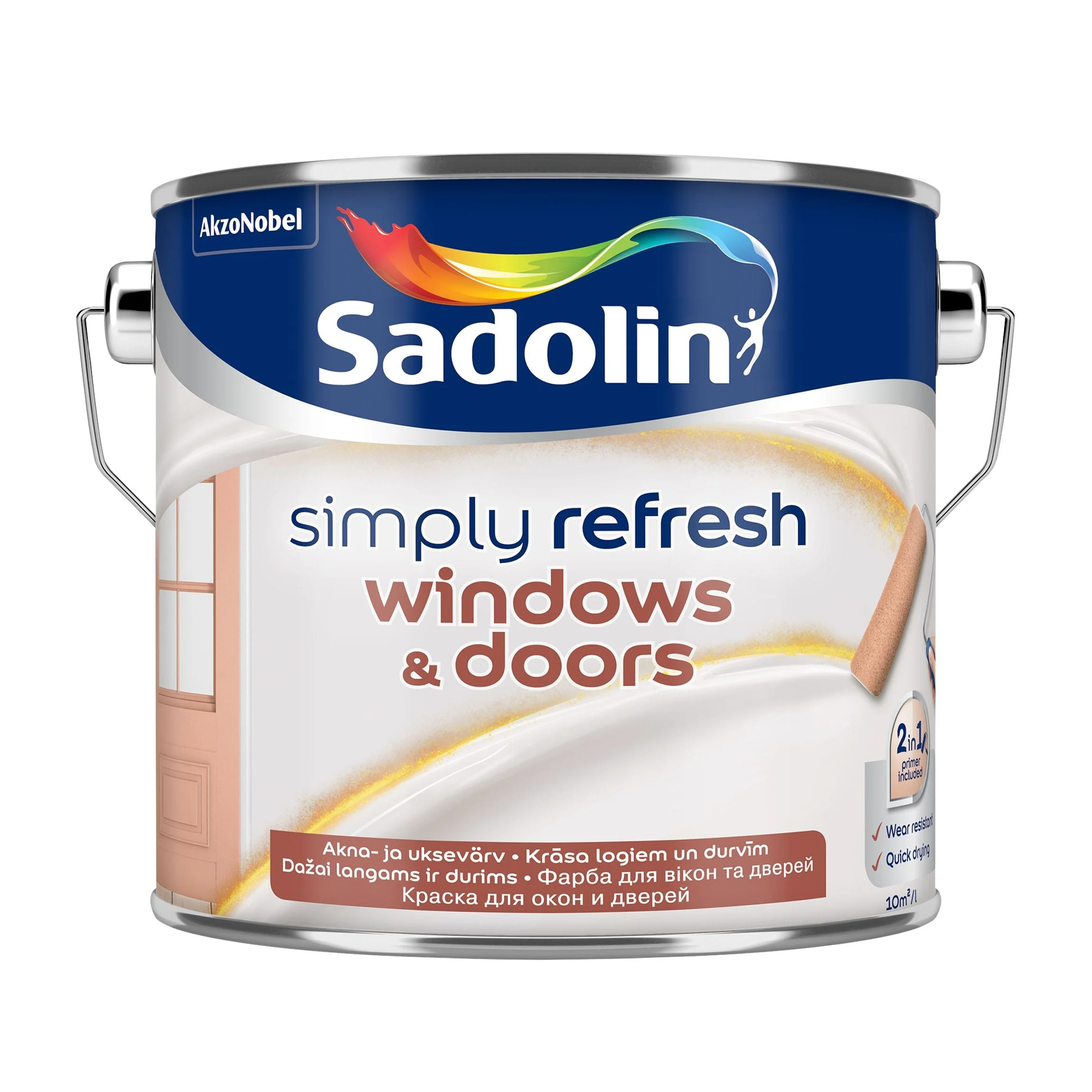 KRĀSA SIMP REFRESH WINDOWS&DOORS BW 2.5L