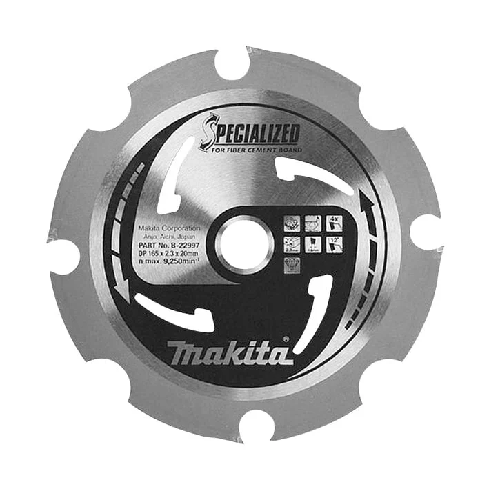 CEMENTED SAW BLADE 165X20X2.1MM 4T